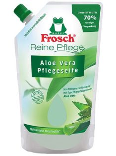   Folyékony szappan utántöltő, 0,5 l, FROSCH, aloe vera (KHT432)