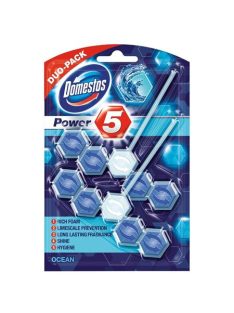   WC fertőtlenítő, 2 db-os, DOMESTOS "Power 5", óceán (KHT539)