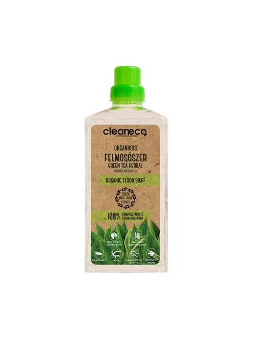 Felmosószer, organikus, 1 l, CLEANECO, "Green tea herbal" (KHT658)
