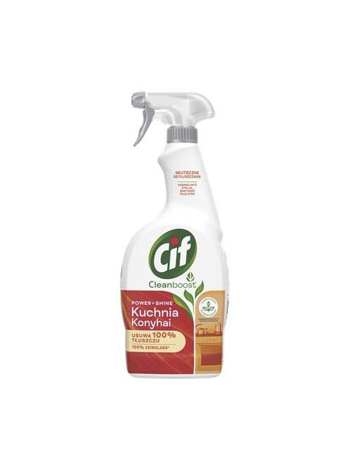 Konyhai zsíroldó spray, 750 ml, CIF "Cleanboost" (KHT692)