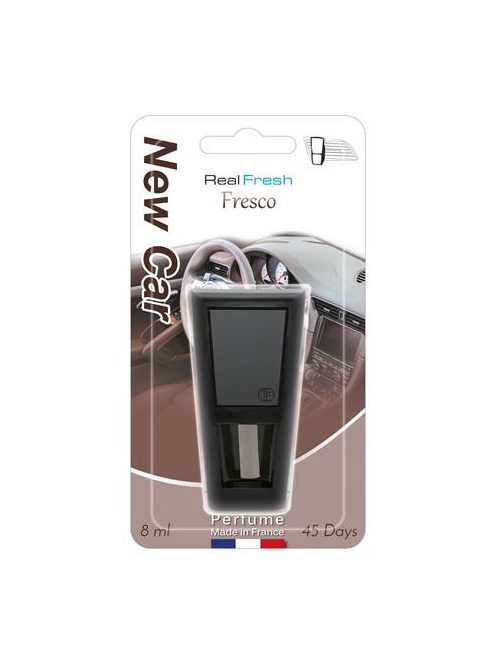 Autóillatosító készülék, 8 ml, "Real Fresh", new car (KHT943)