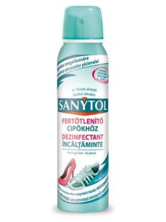 Fertőtlenítő spray, 150 ml, SANYTOL, cipőkhöz (KHT981)