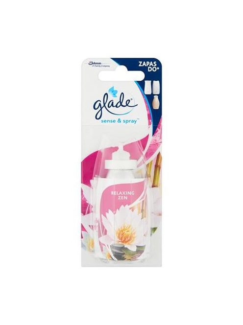 Illatosító készülék utántöltő, 18 ml, GLADE by brise "Sense&Spray, Relaxing zen (KHTB07)