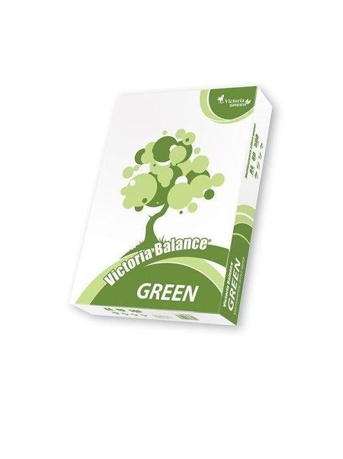 Másolópapír, újrahasznosított, A4, 80 g, VICTORIA PAPER "Balance Green" (LBG480)