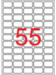   Etikett, univerzális, 36,8x23,8 mm, eltávolítható, kerekített sarkú, APLI, 5500 etikett/csomag, APLI