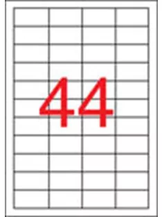   Etikett, univerzális, 48,5x25,4 mm, eltávolítható, APLI, 4400 etikett/csomag, APLI