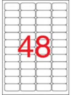   Etikett, 45,7x21,2 mm, biztonsági, kerekített sarkú, APLI, 480 etikett/csomag, APLI