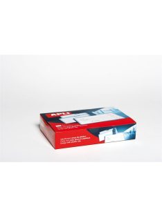 Névkitűző, csíptetővel, 90×56 mm, APLI (LCA11740)