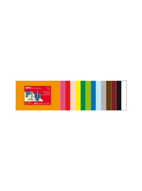 Moosgumi, 400x600 mm, APLI "Eva Sheets", piros (LCA12756)