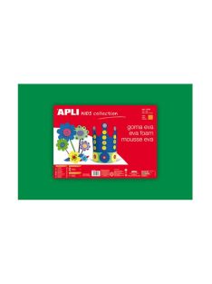   Moosgumi, 400x600 mm, APLI "Eva Sheets", zöld (LCA12761)