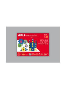   Moosgumi, 400x600 mm, APLI "Eva Sheets", szürke (LCA12765)