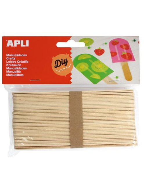 Pálcika, fa, jumbo, APLI "Creative", natúr (LCA13268)