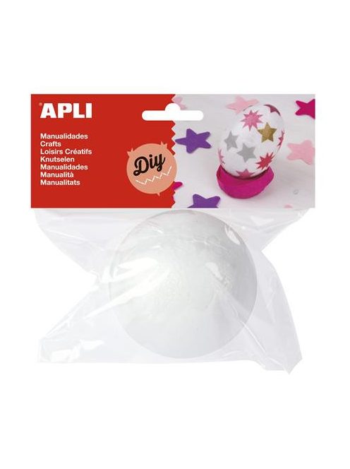 Styropor gömb, 80 mm, APLI "Creative" (LCA13477)