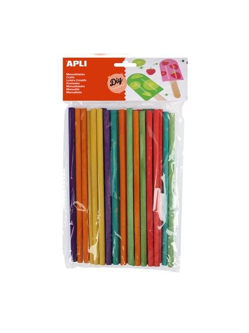 Pálca, fa, 150x5 mm, APLI, színes (LCA13482)