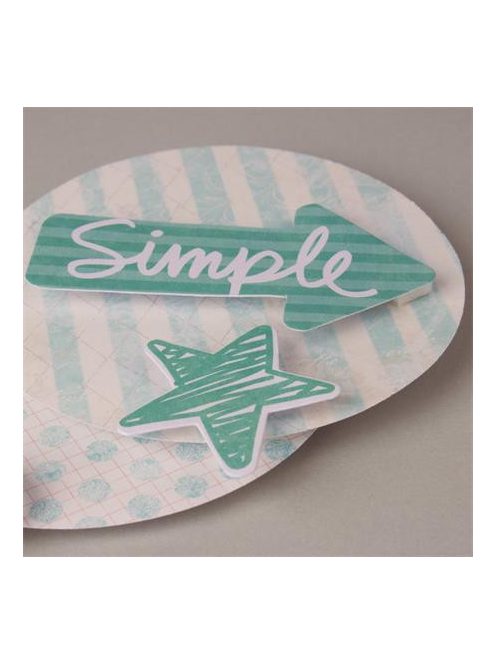 Ragasztó négyzetek, 414 db/csomag, kétoldalas, APLI (LCA13814)