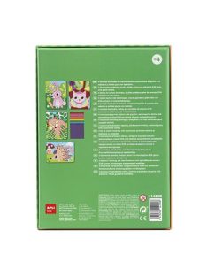   Mozaikos képkészítő készlet, APLI Kids "Animals Mosaic", erdei állatok (LCA14289)