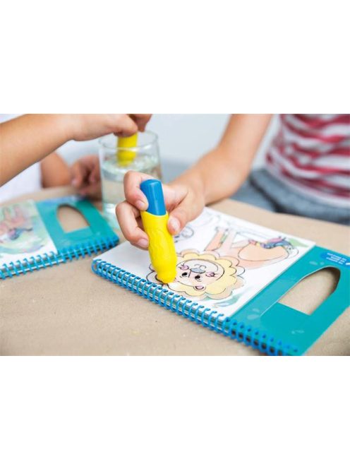 Színezőfüzet, vízbázisú, APLI Kids "Aqua Fun", dzsungel (LCA15225)