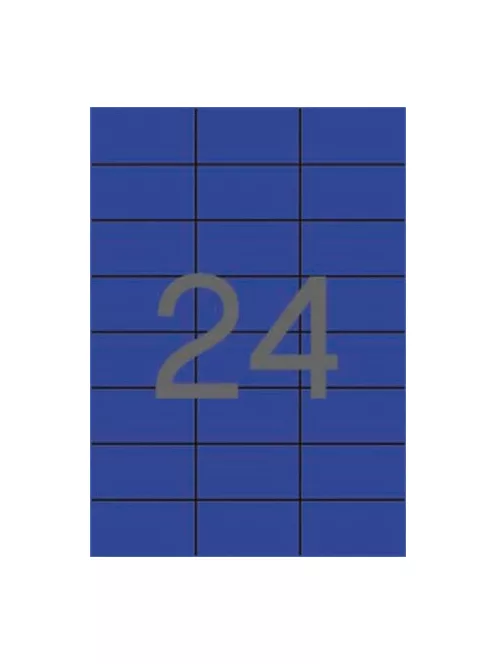 Etikett, 70x37 mm, színes, APLI, kék, 480 etikett/csomag, APLI
