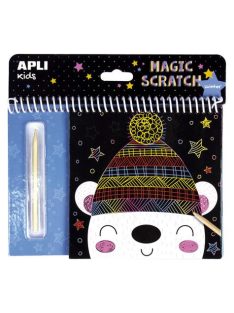   Varázsfüzet, APLI "Magic Scratch Winter", téli mintákkal (LCA16524)
