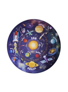   Puzzle, kör alakú, 48 darabos, APLI Kids "Circular Puzzle", csillagrendszer (LCA18200)