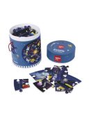 Puzzle, kör alakú, 48 darabos, APLI Kids "Circular Puzzle", csillagrendszer (LCA18200)