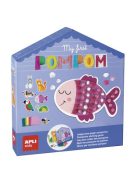 Kreatív készségfejlesztő készlet, APLI Kids "My first Pompom", állatok (LCA18505)