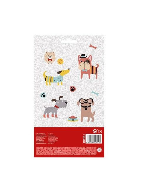 Matrica, APLI Kids "Stickers", kutyák (LCA19318)