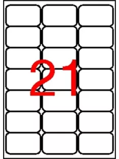   Etikett, univerzális, 63,5x38,1 mm, kerekített sarkú, APLI, 2100 etikett/csomag, APLI