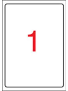   Etikett, tintasugaras nyomtatóhoz, 199,6 x 289,1 mm, fényes, fotóminőségű, APLI, 10 etikett/csomag, APLI
