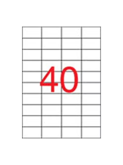 Etikett, univerzális, 52,5x29,7 mm, APLI, 4000 etikett/csomag, APLI