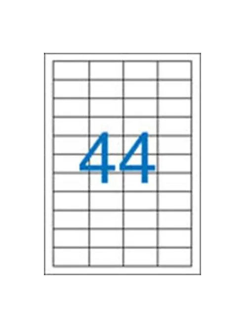 Etikett, univerzális, 48,5x25,4 mm, VICTORIA, 4400 etikett/csomag (LCV11366) (LCV11366)