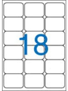   Etikett, univerzális, 63,5x46,6 mm, VICTORIA, 1800 etikett/csomag (LCV11385) (LCV11385)