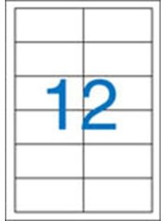   Etikett, univerzális, 97x42,4 mm, VICTORIA, 1200 etikett/csomag (LCV11389) (LCV11389)