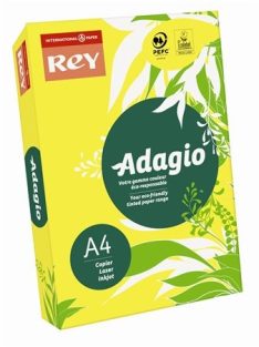   Fénymásolópapír, színes, A4, 160 g, REY "Adagio", intenzív sárga (LIPAD416IS)