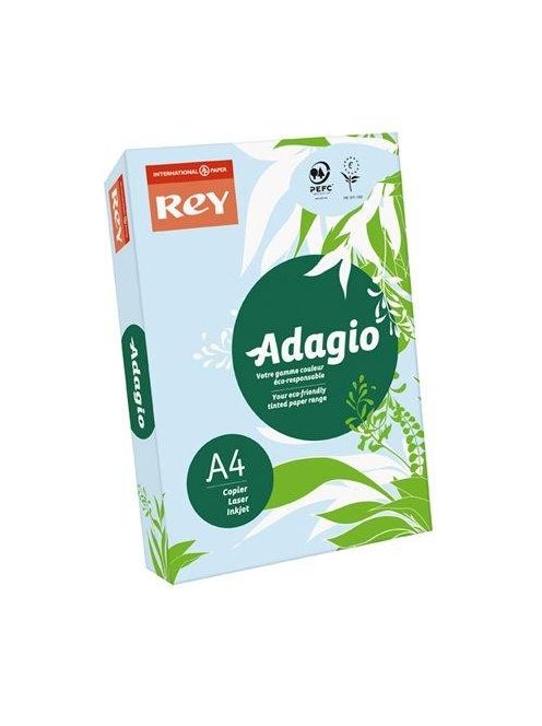 Másolópapír, színes, A4, 80 g, REY "Adagio", pasztell kék (LIPAD48PK) (LIPAD48PK)