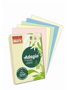   Fénymásolópapír, színes, A4, 80 g, 5x100 lap, REY "Adagio", pasztell mix (LIPAD48PX) (LIPAD48PX)