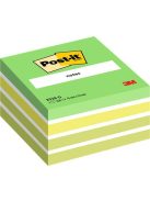 Öntapadó jegyzettömb, 76x76 mm, 450 lap, 3M POSTIT, aquarell zöld (LP2028G)
