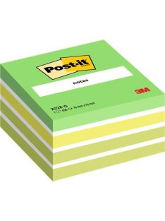   Öntapadó jegyzettömb, 76x76 mm, 450 lap, 3M POSTIT, aquarell zöld (LP2028G)