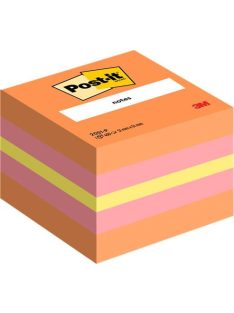   Öntapadó jegyzettömb, 51x51 mm, 400 lap, 3M POSTIT, pink (LP2051P)