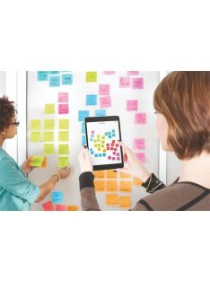   Öntapadó jegyzettömb, 38x51 mm, 12x100 lap, 3M POSTIT "Energetic", vegyes színek (LP653TFEN)