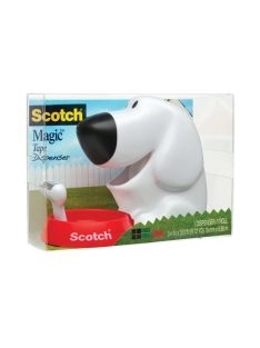   Ragasztószalag-adagoló, asztali, feltöltött, 3M SCOTCH "C31", kutya (LPC31D)