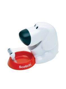   Ragasztószalag-adagoló, asztali, feltöltött, 3M SCOTCH "C31", kutya (LPC31D)