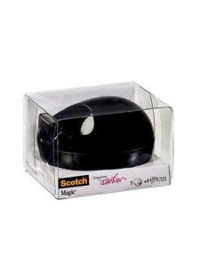   Ragasztószalag-adagoló, asztali, feltöltött, kavics formájú, 3M SCOTCH , fekete (LPC36BEU)