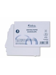   Írólap, famentes, A5, 20/50, VICTORIA PAPER "Borítékos" 60g (LPFV09)