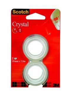   Ragasztószalag, 19 mm x 7,5 m, 3M SCOTCH "Crystal" (LPM61975R2)