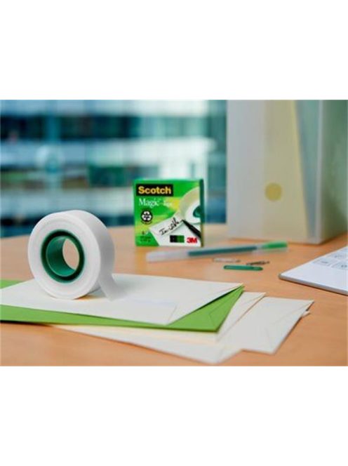 Ragasztószalag, 12 mm x 33 m, 3M SCOTCH "Magic Tape 810" (LPM810)