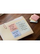 Öntapadó jegyzettömb, 38x51 mm, 24x100 lap, környezetbarát, 3M POSTIT "Nature", vegyes pasztell színek (LPN6531RPT)