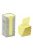 Öntapadó jegyzettömb, "Z", 76x76 mm, 16x100 lap, környezetbarát, 3M POSTIT, sárga (LPR3301T)