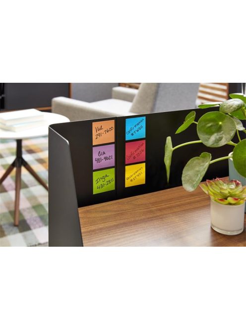 Öntapadó jegyzettömb, "Z", 76x76 mm, 5x90 lap, 3M POSTIT "Super Sticky Boots", vegyes színek (LPR3305SSBO)