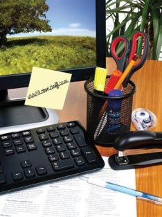   Öntapadó jegyzettömb, 75x75 mm, 100 lap, VICTORIA OFFICE, sárga (LV7575)